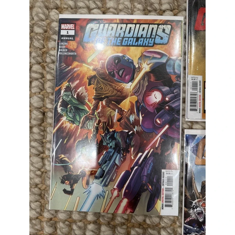 Lot x 11 GUARDIANS OF THE GALAXY Comic Books #1-10 LGY#181-190 + Annual 1 Marvel